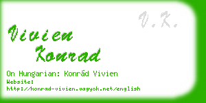 vivien konrad business card